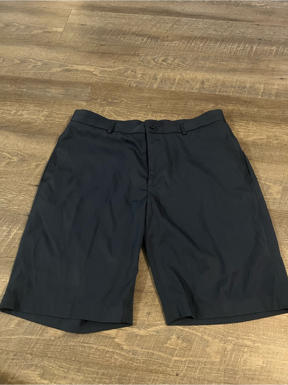 Slazenger Men's Black Flat Front Performance Shorts